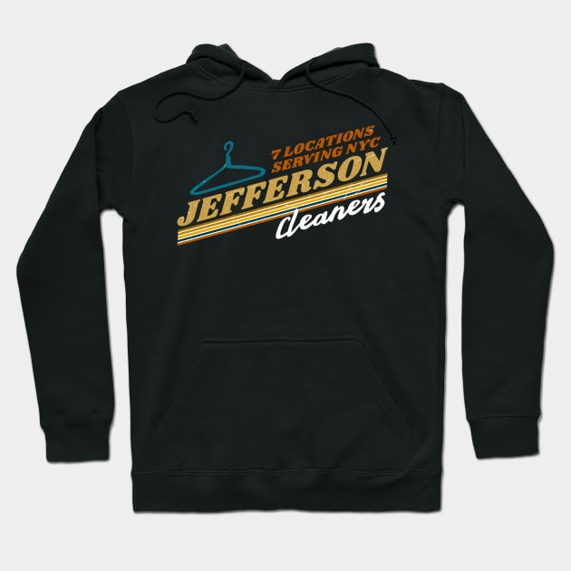 jefferson cleaners - 7 locations Hoodie by Suarezmess